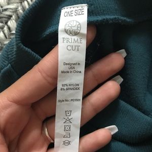 A dark bluish green shirt